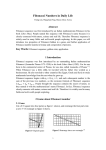 Fibonacci Numbers in Daily Life