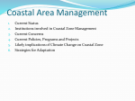 Coastal Area Management - SIPCOT Area Community