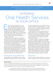 Oral Health Services - American Academy of Family Physicians
