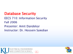 Database Security