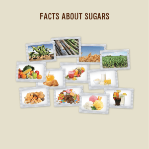 Facts about sugars – Brochure