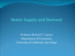 Lecture4 - Water Economics - University of California San Diego