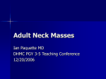 Adult Neck Masses - Dartmouth
