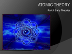 Atomic Theory Part 1 - Early Theories