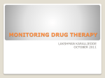 MONITORING DRUG THERAPY