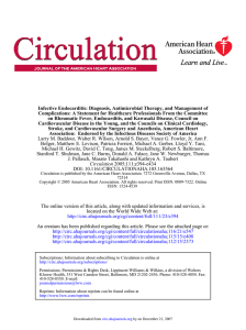 Endocarditis Management - Infectious Diseases Society of America