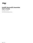 Intel(R) Itanium(R) Assembler User`s Guide