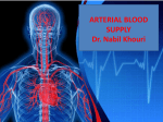ARTERIAL BLOOD SUPPLY Dr. Nabil Khouri