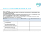 Recency of Practice_Return to Practice Self Assessment Tool