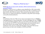 What is Web Service