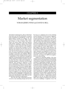 Market segmentation - Wharton Faculty