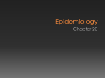Epidemiology - Ch 20 - Clayton State University
