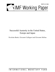 Successful Austerity in the United States, Europe and Japan