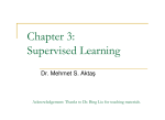 Chapter 3: Supervised Learning