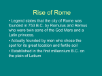 Rise of Rome - Issaquah Connect