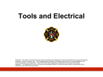 1 Tools and Electrical - Washington Fire Chiefs