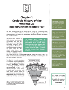 Geologic History of the - Teacher Friendly Guides