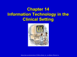 Chapter 14 Nursing Informatics and Clinical Information Systems