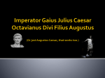 Imperator Gaius Julius Caesar Octavianus Divi Filius Augustus