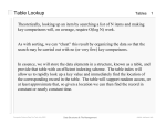 Table Lookup