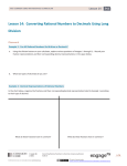 module 2 lesson 14 converting rational numbers to decimals using