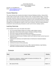 SE487 outline - current Term