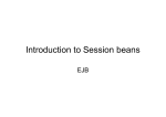 Introduction to Session beans