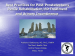 Best Practices for Post-Prostatectomy Penile Rehabilitation/ED