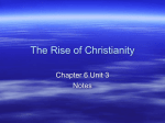 The Rise of Christianity