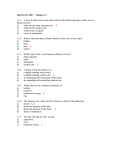 Quiz on Chapter 11