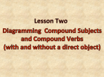 Diagramming Compound Subjects and Verbs