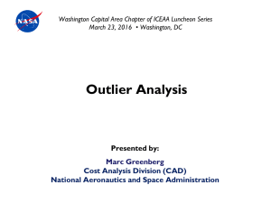 Outlier Analysis - Washington ICEAA
