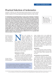 Practical Selection of Antiemetics