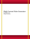 High Current Pulse Generator