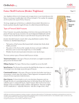 .org Femur Sha Fractures (Broken Thighbone) - OrthoInfo