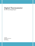 Digital Thermometer - University of Saskatchewan