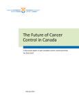 The Future of Cancer Control in Canada