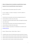 Evidence of widespread natural recombination among field isolates