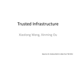 Trusted Infrastructure - CSE