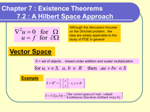 Chapter 7 : Existence Theorems