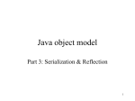 Java object model
