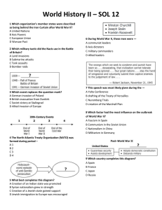World History II – SOL 12