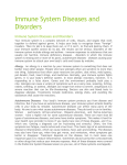 Immune System Diseases and Disorders