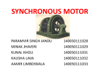 SYNCHRONOUS MOTOR