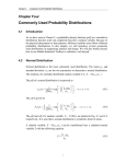 Chapter Four Commonly Used Probability Distributions