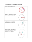 To construct a 15-sided polygon