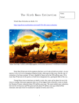 The sixth mass extinction worksheet