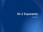 02-14 4.2 Exponents