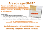 Bowel Cancer Screening Information