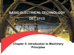 Chapter 5: Introduction to Machinery Principles